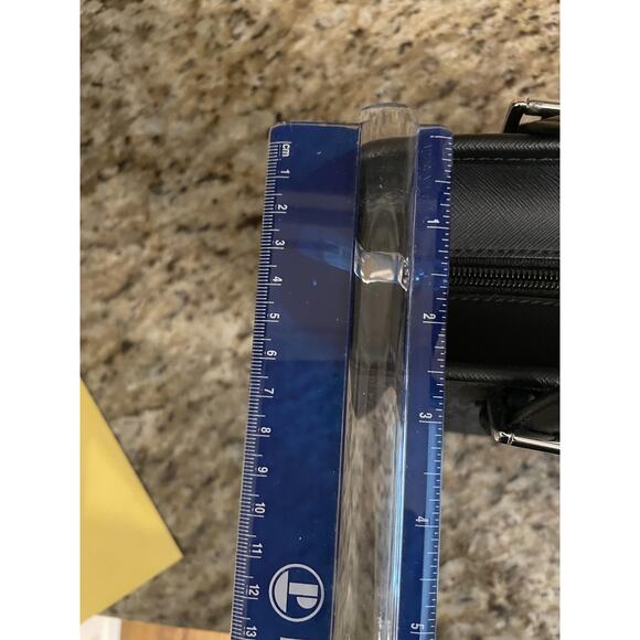 Michael Kors Jet Tote Bag Black Saffiano Logo Purse Satchel Handbag MK Charm - Picture 11 of 11